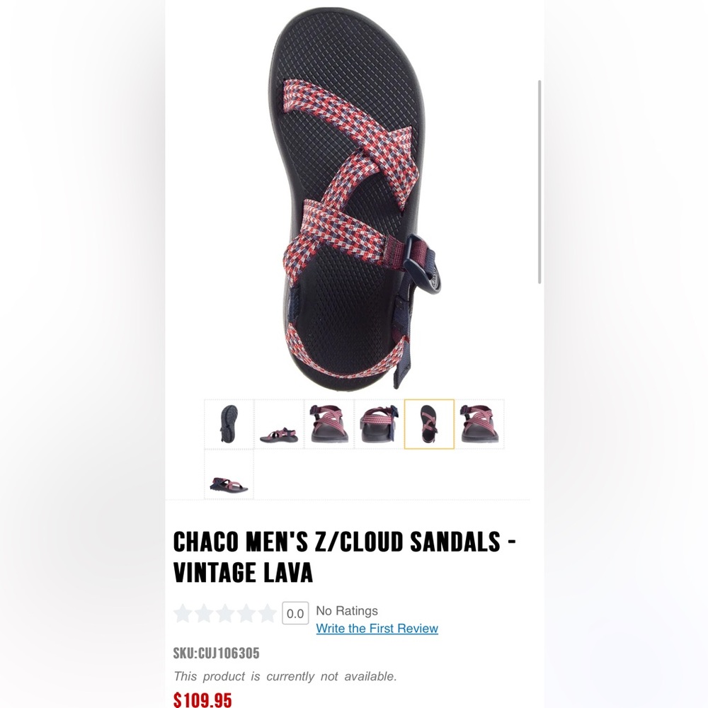 Men’s Chaco Cloud Sandals size 13